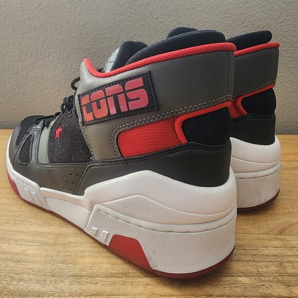 Converse Cons ERX 260 Mid Top Black Enamel Red Carbon Grey 165079c Shoes Mens 12 - Picture 7 of 13